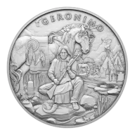1-oz Geronimo Design .999 Fine Silver Round