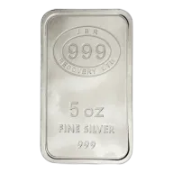 5 Oz JBR Silver Bar (New)