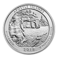 2018 5 oz Silver ATB Apostle Islands National Lakeshore, WI