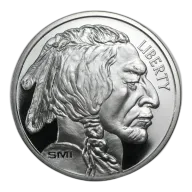Buy 1 oz Silver Round: .999 Silver Bullion (Our Brand & Year Choice)