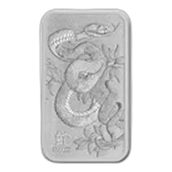 Australia 1 oz Silver Lunar Year of the Snake Bar