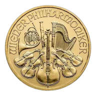 Austria 1/4 oz. Gold Philharmonic (BU) Dates of Our Choice