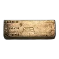 100 oz Silver Bar - Silver Recovery Systems (SRSA)