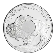1 Oz Sunshine Mint (Mint Mark SI) Buffalo Silver Round