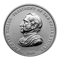 U.S. Mint Silver Zachary Taylor Presidential Medal