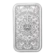 1 oz Silver Bar - Aztec