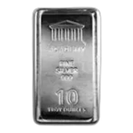 10 oz Stackable Silver Bar - Academy (New Design, No Motto)