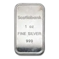 1 oz Silver Bar - Scotiabank
