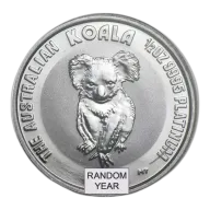 1/2 oz Australian Platinum Koala Coin (Random Year)