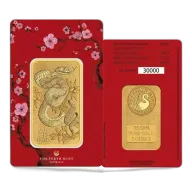 1oz Minted Snake Gold Bar Perth Mint