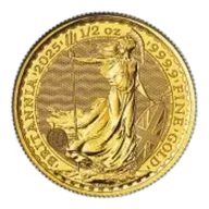 Pre-Owned 1/2 oz Britannia Gold Coin