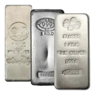 Pre-Owned 1 Kilo Silver Bar