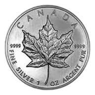 2012 Maple 1 oz Silver Bullion Coin