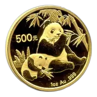 Chinese Gold Panda 1 Ounce 2007