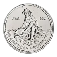 Silver Bullion 1 oz Engelhard Prospector Silver Round