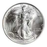 1993 1 oz American Silver Eagle BU