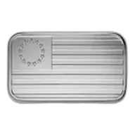 1 oz Silver Bar - Betsy Ross & Liberty Bell