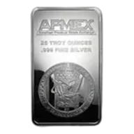 25 oz Silver Bar - Secondary Market