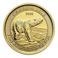 Canada 1/10 oz Gold Polar Bear 2018 Uncirculated