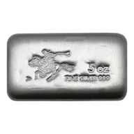 SilverTowne Pony 5oz .999 Silver Cast Bar