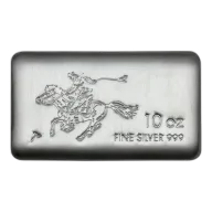 SilverTowne Pony 10oz .999 Silver Cast Bar