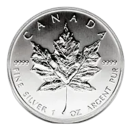 1989 Silver Maple Leaf 1 oz Uncirculated