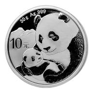 2019 Chinese Silver Panda 30 Gram