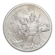 South Korea 1 oz Silver Chiwoo (Random Year, Abrasion)
