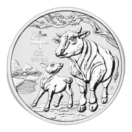 2021 Australia 1 oz Silver Lunar OX BU (Series III)