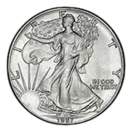 1987 1 oz Silver Coin Eagle Bullion