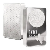 100 oz Texas Mint Silver Bar (Classic Finish - Varied Condition)