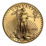 2001 $5 American Gold Eagle 1/10 oz Brilliant Uncirculated