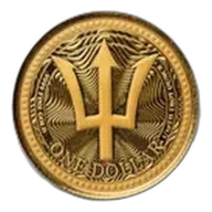 1/10 oz Barbados Trident Gold Coin