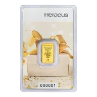 2g Gold Bar | Heraeus Gift Bar