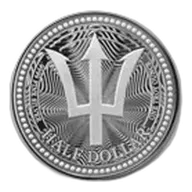 2025 Barbados 1 oz Silver Trident BU