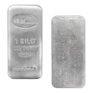 1 Kilogram Italpreziosi Silver Bar