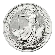 1 oz British Silver Britannia Coins
