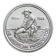 1/2 oz Silver Round - Engelhard Prospector