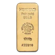 1000g Gold Bar | Heraeus with Certificate