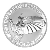 Pre-Owned 1 oz Bird of Paradise Silver Coin
