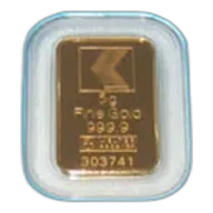 5 Gram Swiss Kantonalbank Gold Bar