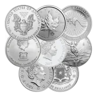 Off-Quality 1/2 Oz Silver Coins Gov't Minted (Random Design and Date)