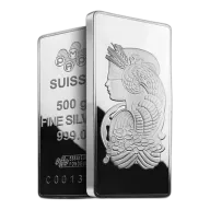 500g PAMP Silver Minted Fortuna Bars