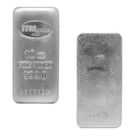 10 Ounce Italpreziosi Silver Bar