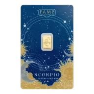 0.5g Zodiac Scorpio Gold Bar