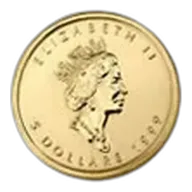 1/20 oz Canadian Gold Maple Leaf Uncirculated - Random Year