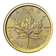 2026 1/4 oz Canadian Gold Maple Leaf Uncirculated