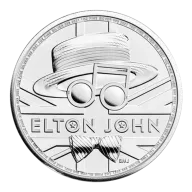 1 oz Silver Coin - Music Legends - Elton John - 2021