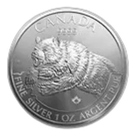 2019 Canada 1 oz Silver Predator Series Grizzly
