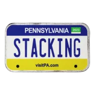 Pennsylvania License Plate - Stacking Across America 1oz Silver Bar